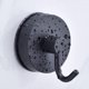 thumbnail image 1 of Ganchos para toallas para baño, ducha, gancho de succión, lufa, albornoz, taza, ventanas de vidrio resistente, puerta de azulejos, gancho de baño de acero inoxidable 304 (negro), 1 of 1