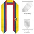 thumbnail image 2 of DABOYOZHZH Emblem of Ecuador Graduation Shawl Sash Stole Wraps Scraf For International Study Pride Women Men, 2 of 6