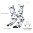 thumbnail image 6 of Honeii Cow With Fresh Milk Print Adult Socks,Crew Socks,Casual Calf Socks,Daily Wear Socks for Men & Women, Perfect for Sports, Casual and Everyday Use, 6 of 6
