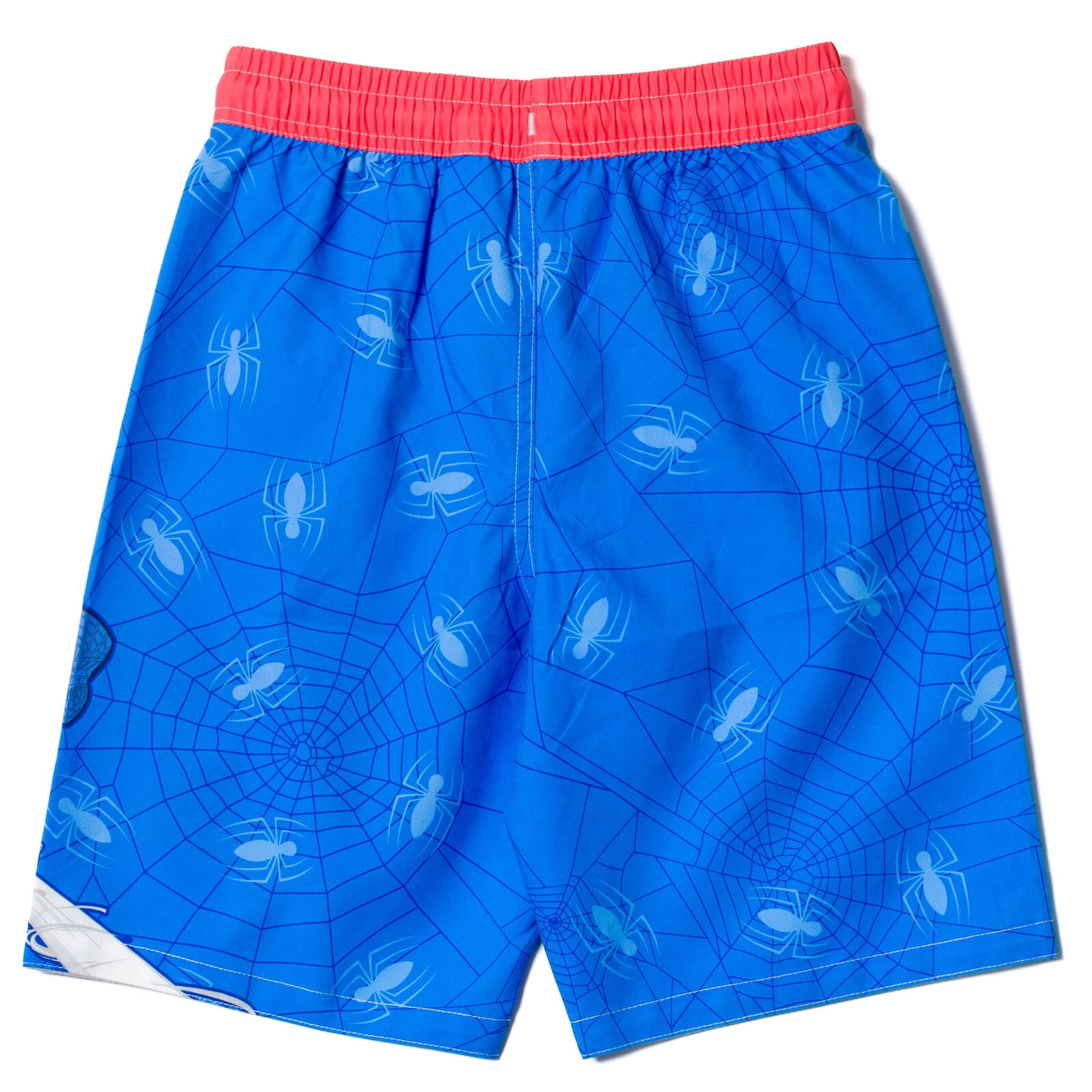Marvel Spider-Man Badeshorts Für Jungen - Comic-Design Badehose Mit Boxershort-Schnitt, Größe 7 Jahre In Blau