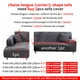 thumbnail image 5 of Fundas de sofá elásticas geométricas para sala de estar en forma de L, se necesitan comprar 2 piezas, cubiertas deslizantes de esquina, Chaise longue, Protector de silla, 5 of 5