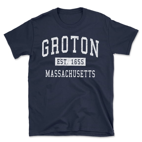 Groton Massachusetts Classic Established Men's Cotton T-Shirt