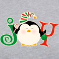 thumbnail image 3 of CafePress - Christmas Penguin Joy 2 - Womens Baseball Tee, 3 of 4