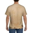 thumbnail image 2 of Naloa Engraved Coffee On Kraft Paper Men's T-Shirt Sport T-shirt Men's Basic Tee Casual Men's Shirt, Round Neck, Short Sleeves - XX-Large, 2 of 5