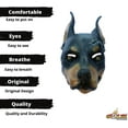 thumbnail image 3 of Doberman Mask Adult Halloween Accessory, 3 of 6