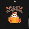 thumbnail image 4 of Inktastic My 1st Thanksgiving Cute Owl in Pumpkin Boys or Girls Baby T-Shirt, 4 of 5