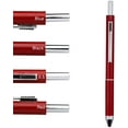 thumbnail image 4 of DunBong 4in1 Multicolor Pens,0.5mm Mechanical Pencil,Red,Blue and Black Ball Pen,1-Count (Red), 4 of 5