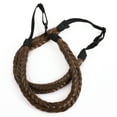 thumbnail image 3 of SEGO Synthetic Hair Braided Headband Classic Chunky Wide Plaited Braids Elastic Stretch Hairpiece Beauty accessory, 3 of 7