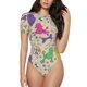 thumbnail image 1 of Fotbe Colorful Poodle Dog Body de Mujer con Cuello Redondo y Mangas Cortas, Sin Mangas Ajustado, Suave, Cómodo y Básico-Small, 1 of 7