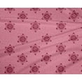 thumbnail image 4 of oneOone Tissu Polyester Lycra Imprimé Floral au Mètre 56 Pouces de Large, 4 of 4