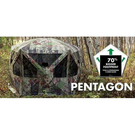 NEW Barronett Pentagon PT550BW Bloodtrail Backwoods Ground Blind 3-Man Hunting