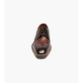 thumbnail image 6 of Stacy Adams Travato Wingtip Shoes Animal Print Leather Brown 25737-249, 6 of 7