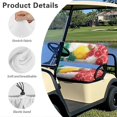 thumbnail image 6 of HUIACONG Citrus Splash Gifts Golf Cart Seat Covers for Travel Outdoor, Golf Cart Seat Covers and Backrest Cover Universal, 6 of 7