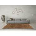 thumbnail image 3 of Ahgly Company Indoor Round Oriental Brown Industrial Area Rugs, 6' Round, 3 of 4