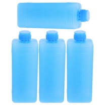 Soimiss 4 Pcs Fillable Cooler Ice Packs: Reusable Ice Containers for Lunch and Freezer .50x4.00cm
