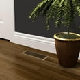 thumbnail image 3 of Imperial 3" x 10" Chocolate Steel Floor Register, Louvered, 1-pk, 3 of 7