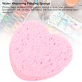 thumbnail image 3 of Watercolor Painting Sponge, Odorless Heart Shape 2 Pcs Soft Painting Sponge with Storage Box for Craft Projects Roseate, 3 of 7