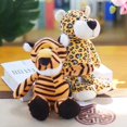 thumbnail image 3 of Forest Animal Doll Plush Toy Elephant Monkey Tiger Lion Giraffe Doll Children‘s Gift Items  DMH, 3 of 7