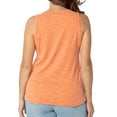 thumbnail image 2 of Women's Orange Virginia Tech Hokies Blake Sandwash Rib-Knit Tri-Blend Tank Top, 2 of 2