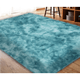 thumbnail image 1 of 5 x 8 feet Grey Area Rugs for Living Room, Bedroom, Home Soft Fluffy Indoor Floor Shaggy Carpet Mat Rugs 8 Colors, 1 of 9