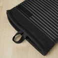 thumbnail image 3 of KITCHENAID Ribbed Soft Silicone Oven Mitt 2-Pack Set, Matte Black, 7.5"x13", 3 of 5