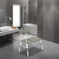thumbnail image 2 of Banco de transferencia, asiento de ducha, taburete de ducha de altura ajustable, para ancianos, discapacitados, soporta 330 libras, 2 of 9