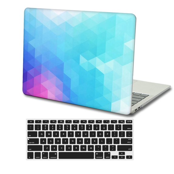 KSK KAISHEK Plastic Hard Shell Case Cover Only for 2022.0 Release MacBook Air 13.6 Inch Touch ID + Black Keyboard Cover Model: A2681 Colorful A 30_1