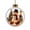 #004#- E, variant on 8cm Clear Christmas Ornament Ball Glowing Christmas Story Decor | Mini Holiday Scene Christmas Tree Hanging Decoration with Golden Reindeer Scene Lighted Winter Diorama Bauble Xmas, 1PC A