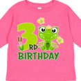 thumbnail image 4 of Inktastic 3rd Birthday Princess Frog Girls Long Sleeve Toddler T-Shirt, 4 of 5