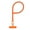 P shaped-Orange, variant on Hand Wrist Strap Lanyard with Tabs Phone Lanyard for Cellphone Lanyard Auto Locking Strap