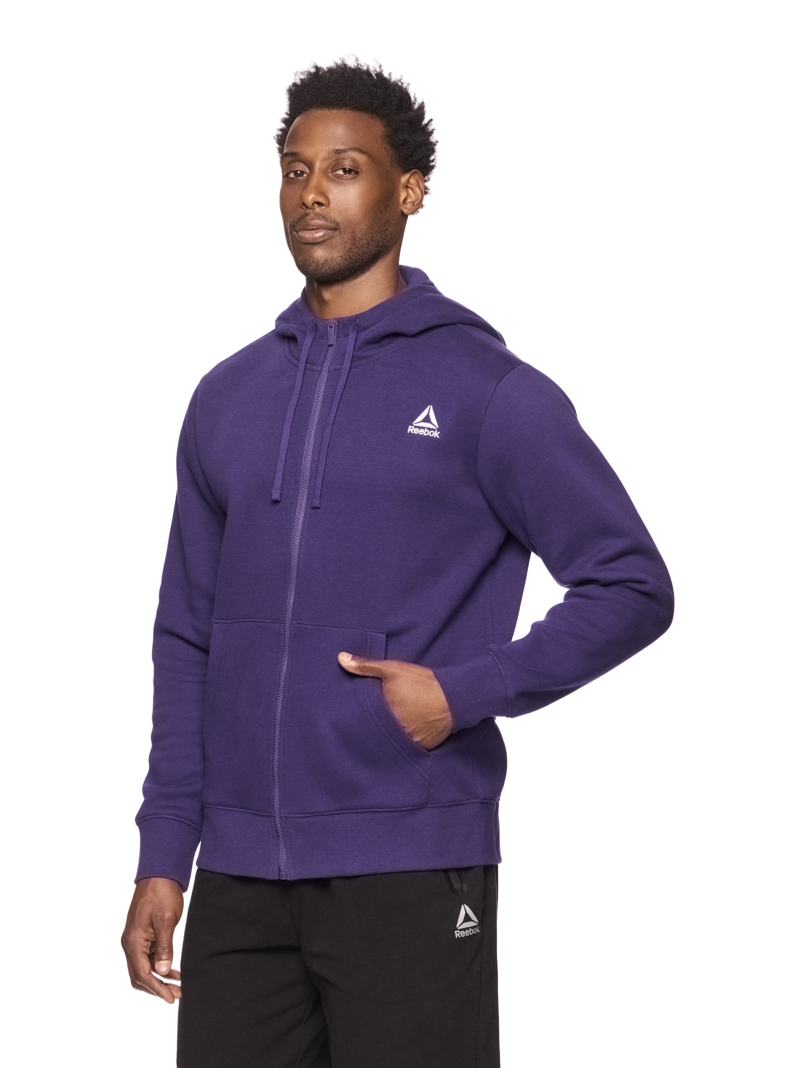 Reebok Men's and Big Men's Game Day Full Zip Hoodie, Sizes XS-5XL
