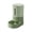 Green, variant on Osdhezcn Cats Dog Feeder And Water Dispenser System Stainless Steel Dish Spill Proof