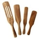 thumbnail image 2 of Fiudx Liquidación de ahorros de otoño 4 cucharas de madera sin pintura ni cera para arroz, espátula especial para arroz, 2 of 6