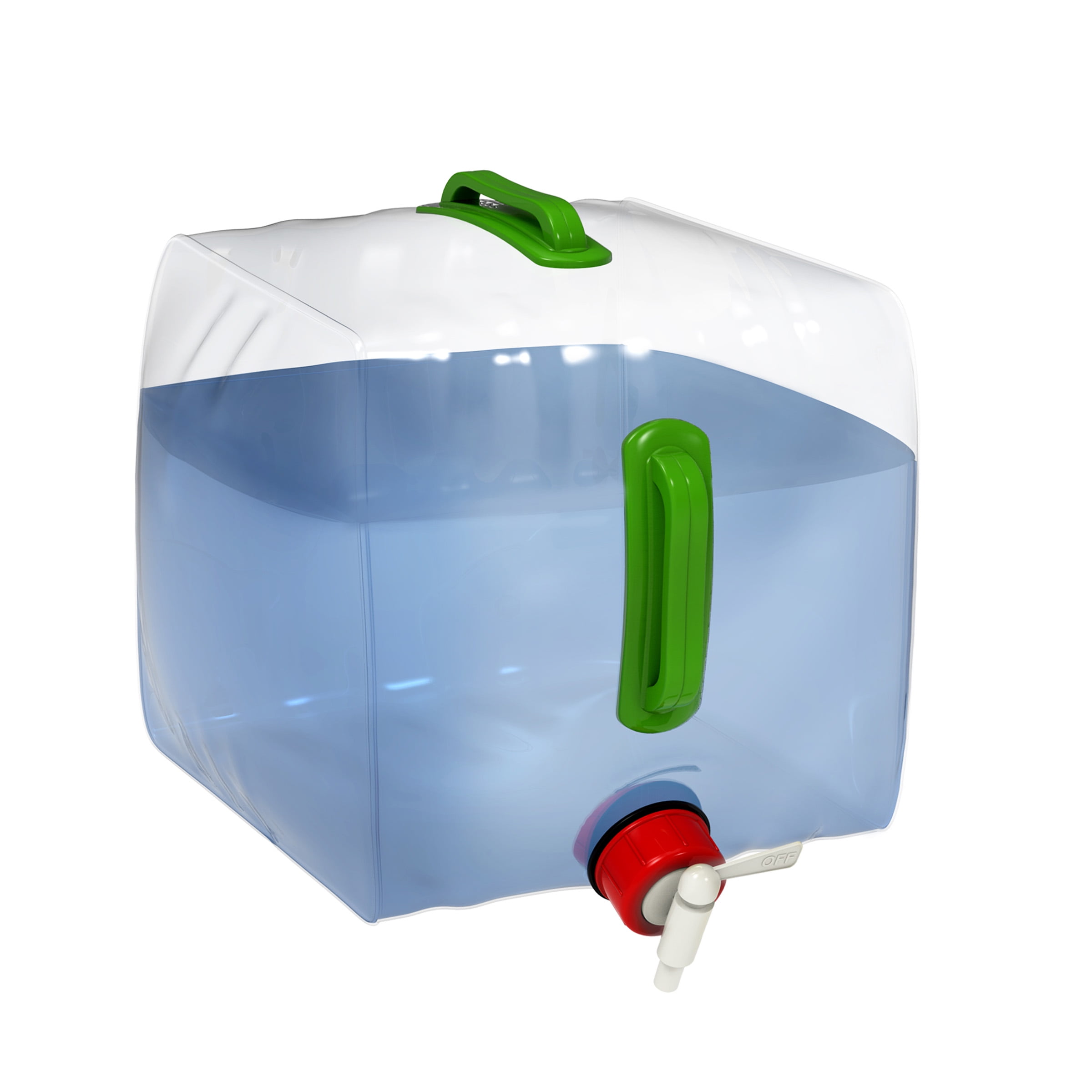 Collapsible Water Dispenser5 Gallon PVC Jug with Easy ON