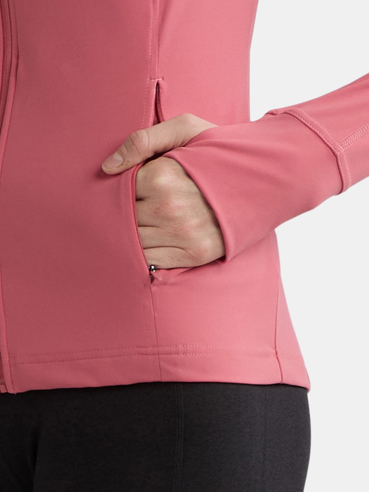 Avia Women's and Women's Plus SoftSculpt Zip-Up Active Jacket, Sizes XS-4X