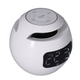 thumbnail image 4 of Altavoz despertador multifuncional Bluetooth 5,0, altavoz inalámbrico portátil con forma de bola recargable con reloj para dormitorio y oficina, 4 of 8