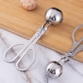 thumbnail image 5 of Non Stick Stainless Steel Meatball Maker, Easy One Hand Operation with Trigger Handle for Even Portions, Dishwasher Safe Kitchen Tool, 1 Meatball Sandwich, 5 of 9