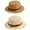 2 Pack, variant on Baywell Kids Toddler Western Cowboy Hat Summer Beach Straw Sun Hat Cowgirl Hat for Girls Boys 2 Pack