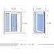 thumbnail image 4 of Fiudx Mosquitera Autoadhesiva de Fácil Instalación, Tamaño Personalizable, Protección para Ventanas y Puertas, Uso Doméstico, Limpieza Fácil, 130 X 150 Cm, 4 of 6