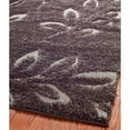 thumbnail image 3 of SAFAVIEH Florida Benton Floral Shag Area Rug, Dark Brown/Grey, 5'3" x 7'6", 3 of 6