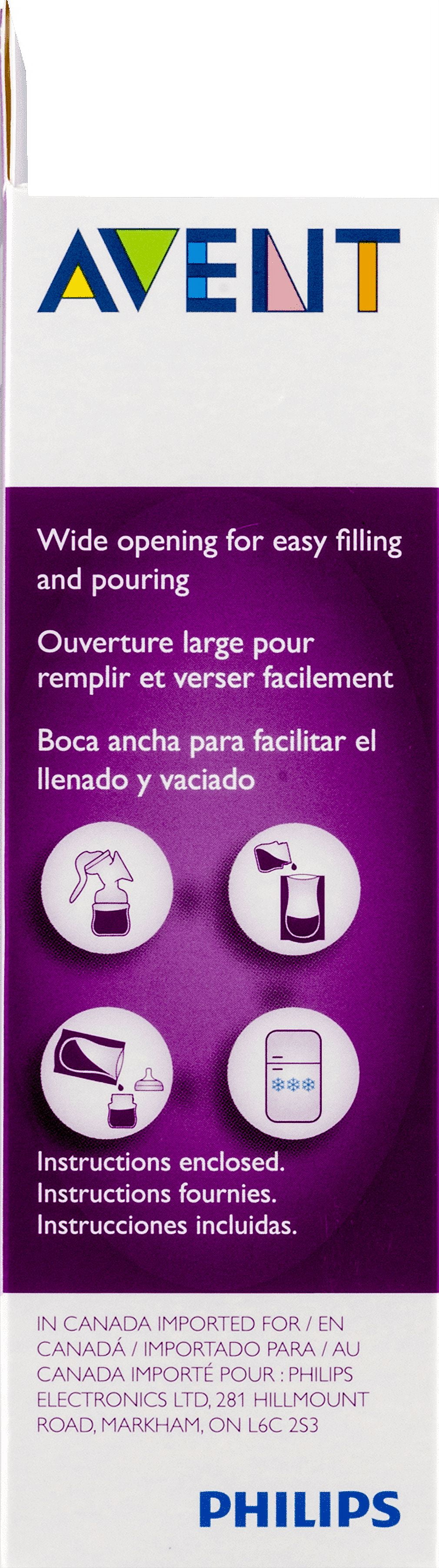 Philips Avent 6-Ounce Breast Milk Storage Bags, 25-Count, BPA-Free