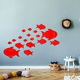thumbnail image 4 of Sea Animals Waterproof Acrylic Mirror Wall Stickers, Removable DIY Mural, Fish Shape, for Living Room/Kid Bedroom/Bathroom/Glass, 4 of 4