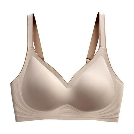 

Gradient latex underwear seamless no steel ring anti-sagging push up bra