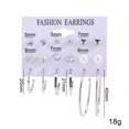 thumbnail image 1 of Pendientes de metal estilo europeo y americano, pendientes geométricos cuadrados, pendientes de perlas retro, pendientes estilo Hepburn, juego de 6 piezas, 1 of 6