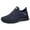 Blue, variant on CHICVOMEY Comfortable Sneakers for Men Lightweight Mesh Running Shoes Stylish Cushioned Walking Shoes Suitable for Hiking Travel and Daily Wear