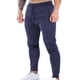 thumbnail image 3 of Pantalones largos para hombre, color liso, bolsillos, cremallera, cuerda, pantalones casuales, pantalones para hombre, 3 of 3