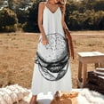 thumbnail image 3 of Hamburger Sleeveless Dress Women's Evening Dress Womans Clothing, 3 of 9
