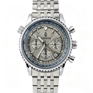 Caravelle 43A115 Men's New York Grey Dial Steel Bracelet Chrono