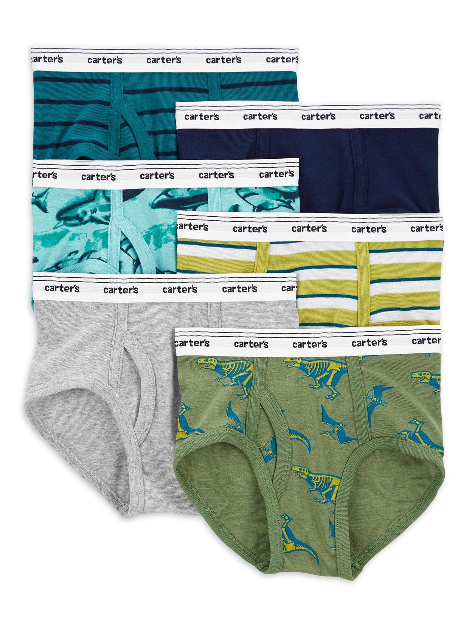 Carter's Child of Mine Toddler Boy Brief Underwear, 6 pack, Sizes 2T5T
