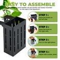 thumbnail image 6 of LELE LIFE 4 Pack Aquarium Plant Holder for 1-3.2in Edge, Hanging Fish Tank Plant Holder Aquatic Plant Pot with 16 Hooks for Live Plants Aquarium Planter Fish Tank Decorations, 6 of 7